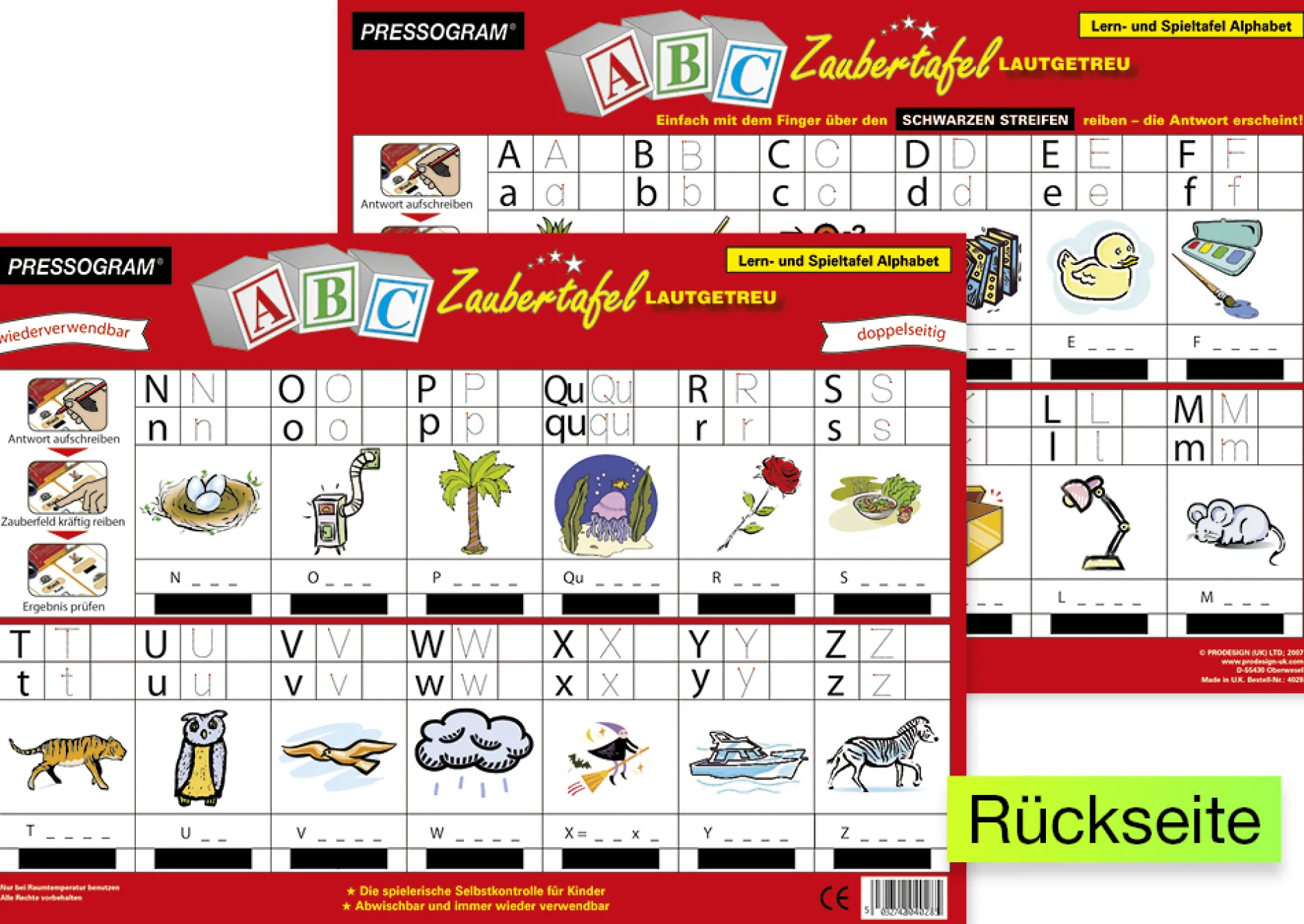 TimeTEX Zaubertafel "ABC" Lautgetreue Worte