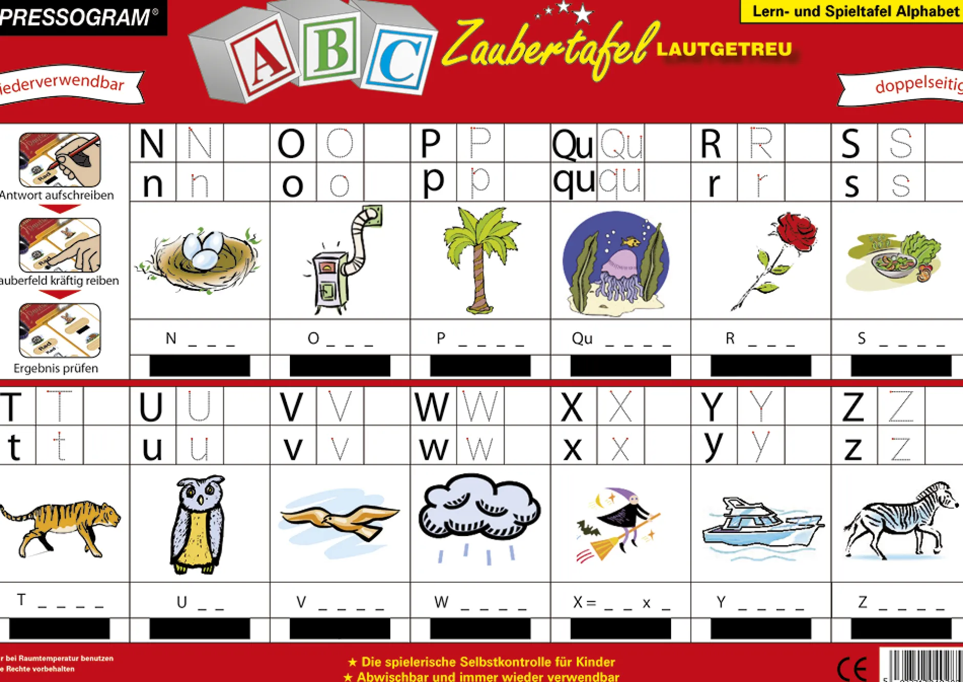 TimeTEX Zaubertafel "ABC" Lautgetreue Worte