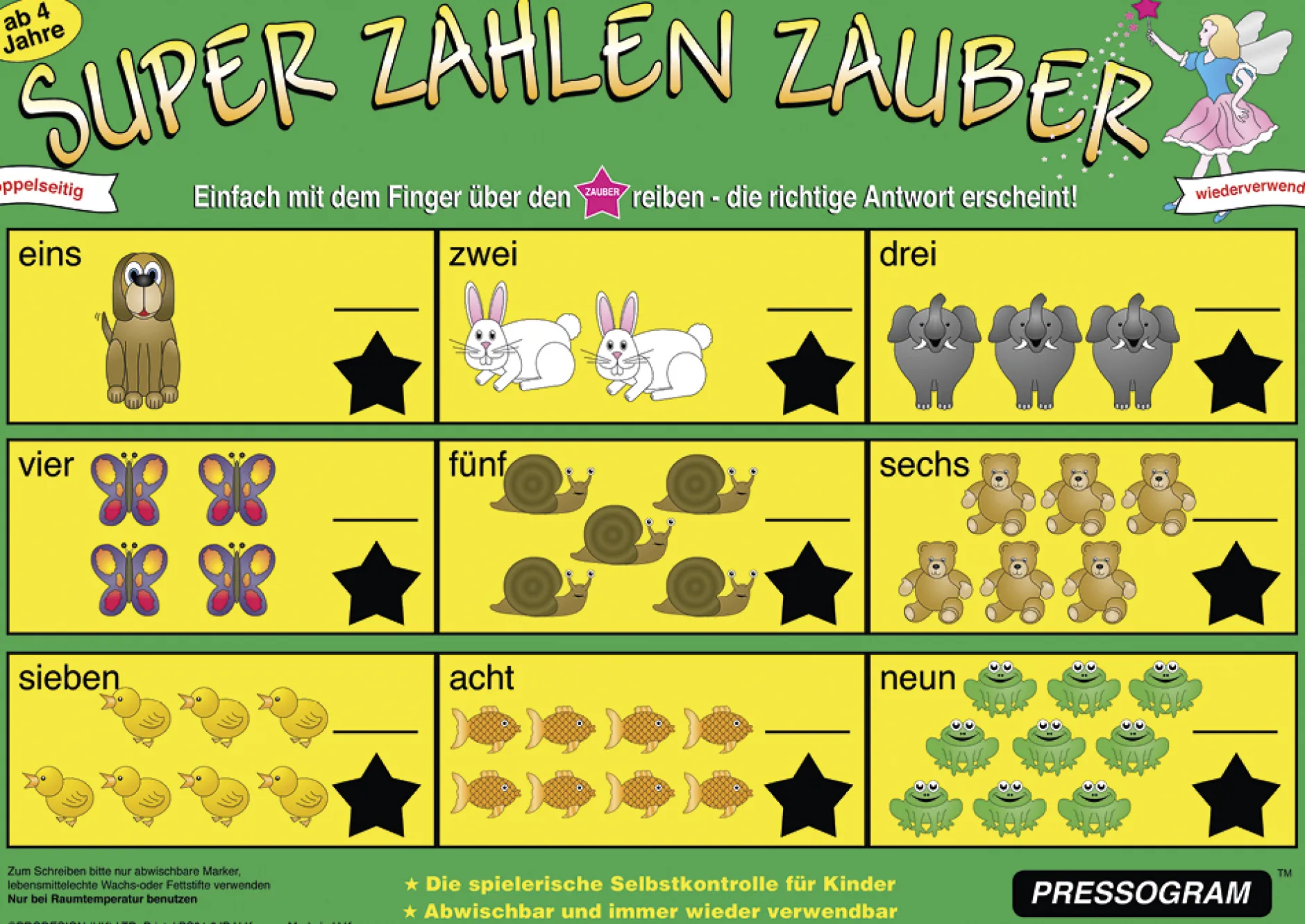 TimeTEX Zaubertafel "Mathematik" Bilder-Zauber