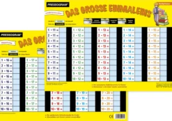 TimeTEX Zaubertafel "Mathematik" Großes 1 x 1