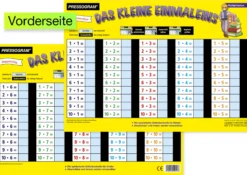 TimeTEX Zaubertafel "Mathematik" Kleines 1 x 1