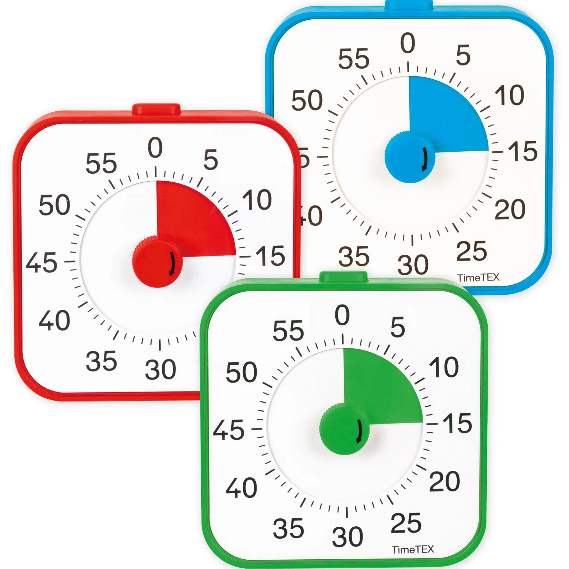 TimeTEX Zeitdauer-Uhr „lautlos“ ColorLINE, mit Pausentaste