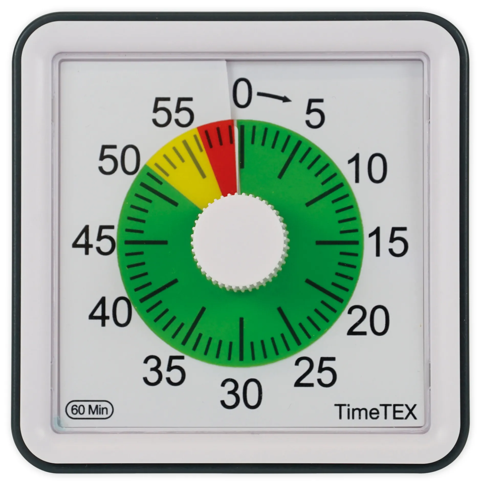 TimeTEX Zeitdauer-Uhr "lautlos" compact mit Ampelscheibe