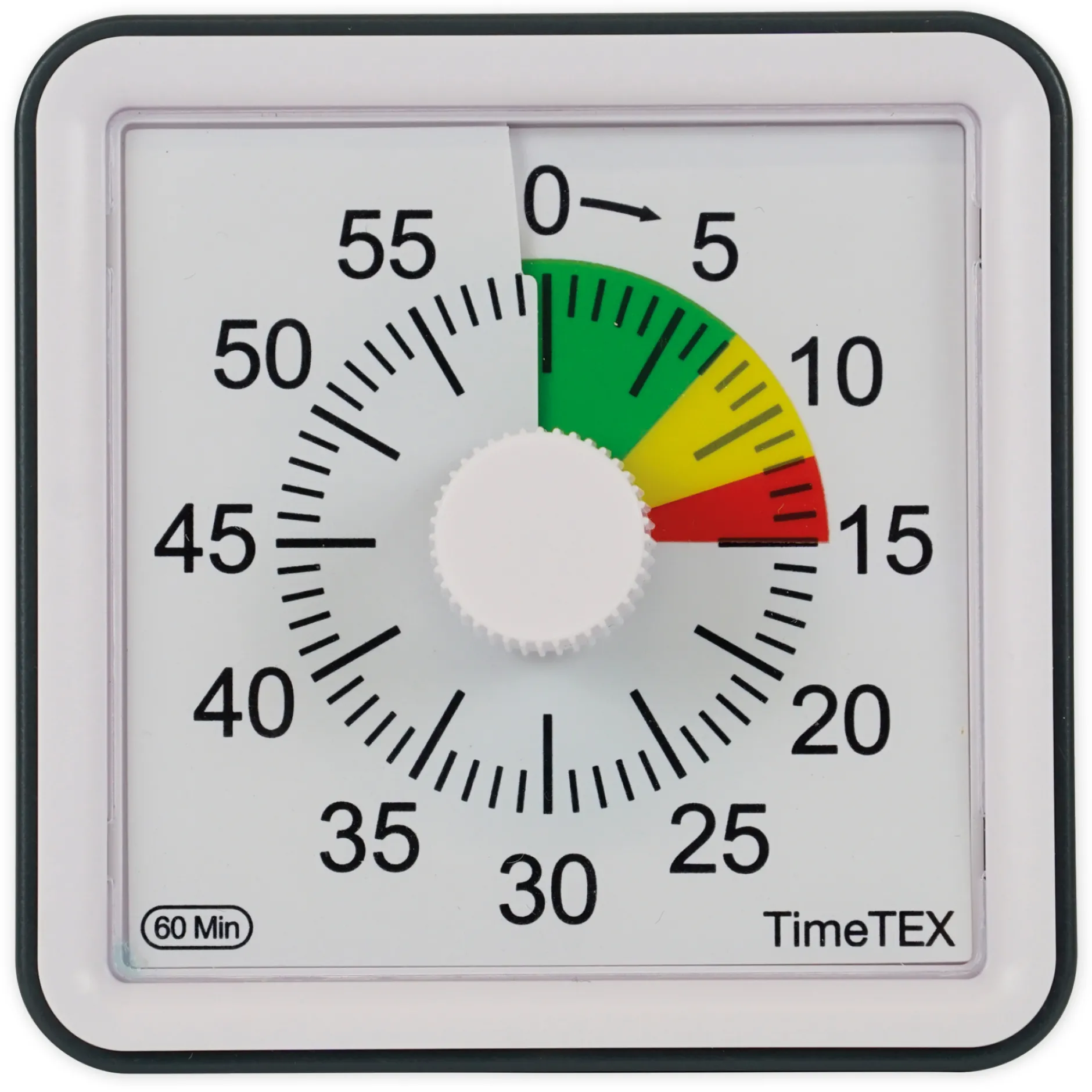TimeTEX Zeitdauer-Uhr "lautlos" compact mit Ampelscheibe