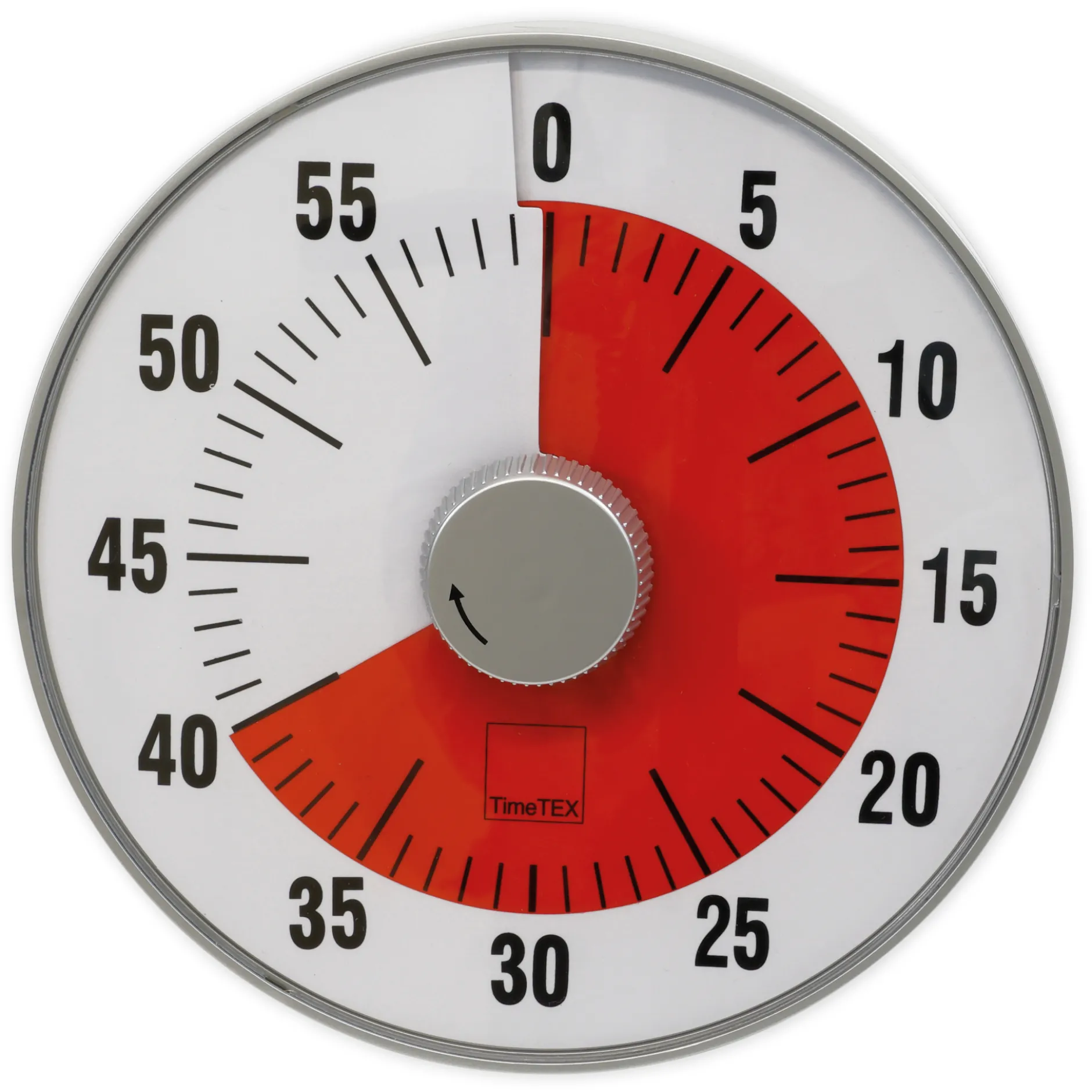 TimeTEX Zeitdauer-Uhr "lautlos" L, 19 cm ø