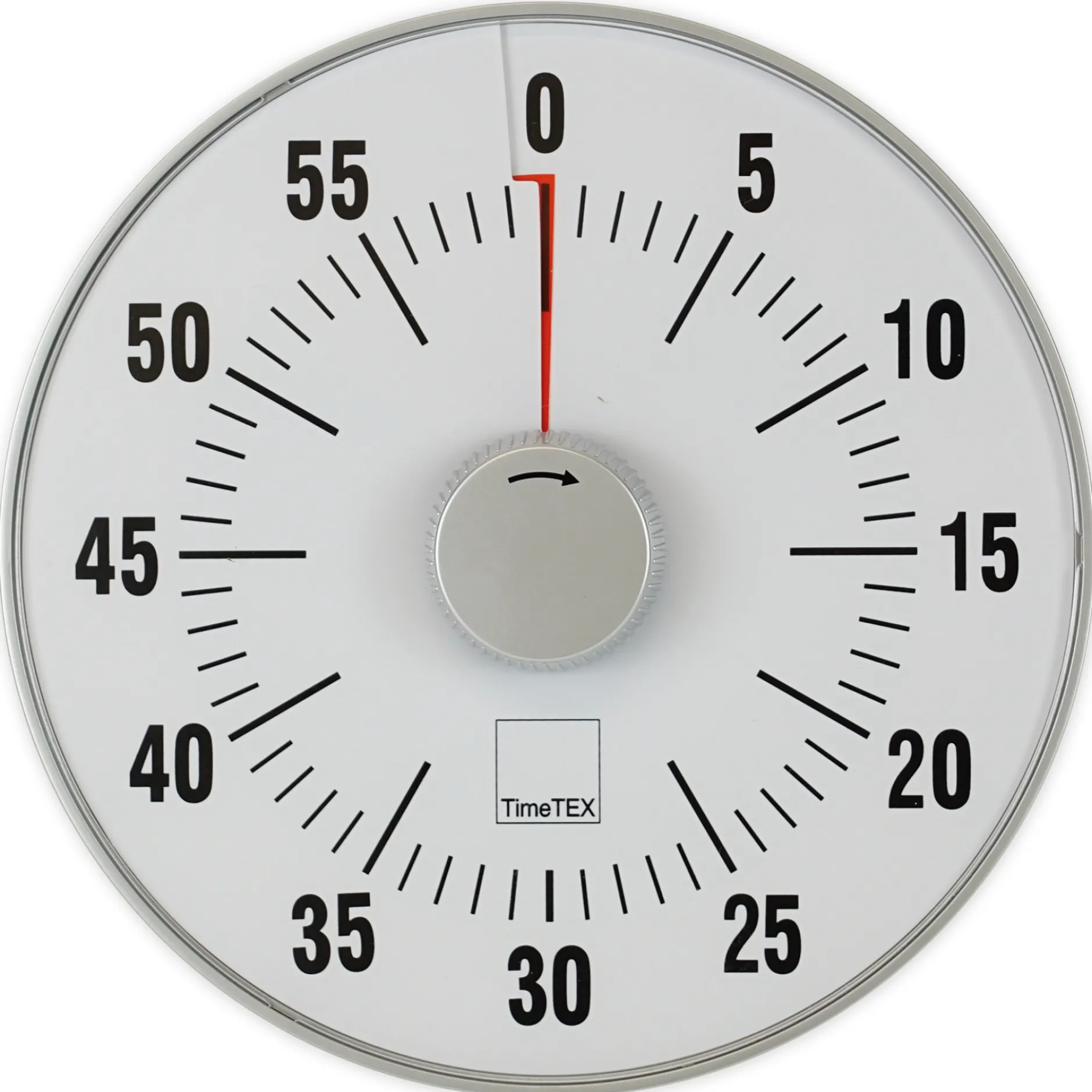 TimeTEX Zeitdauer-Uhr "lautlos" L, 19 cm ø mit Ampelscheibe