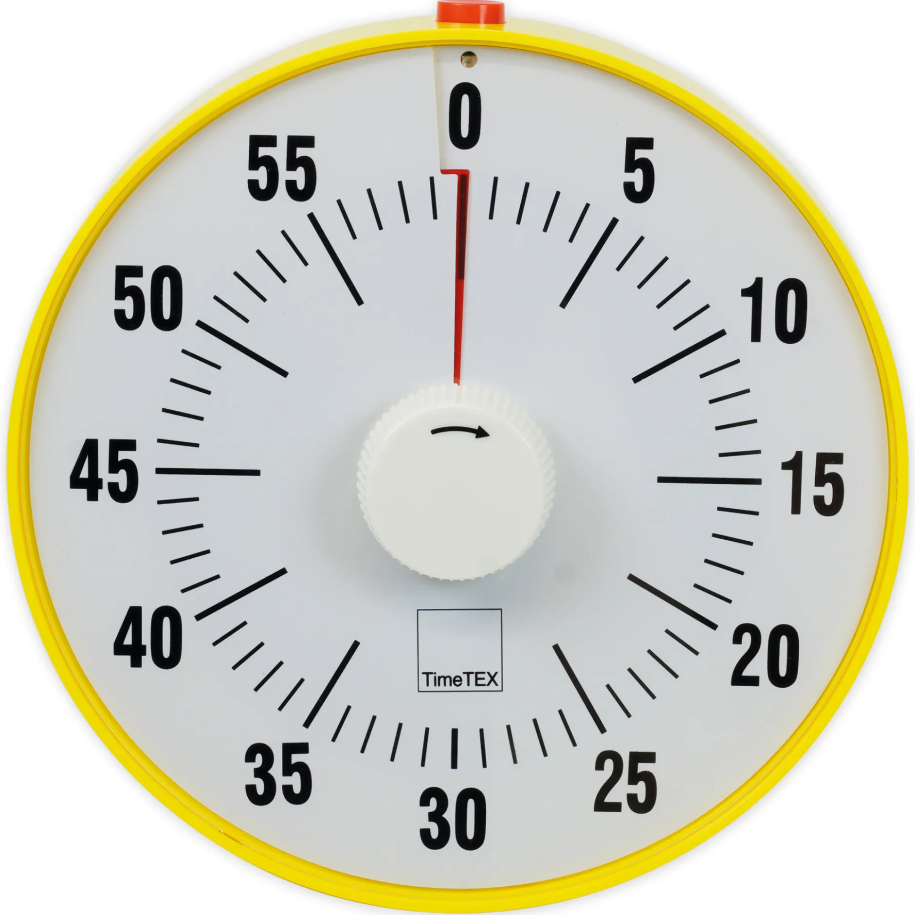 TimeTEX Zeitdauer-Uhr "lautlos" L, 19 cm ø, mit Ampelscheibe + Pausentaste