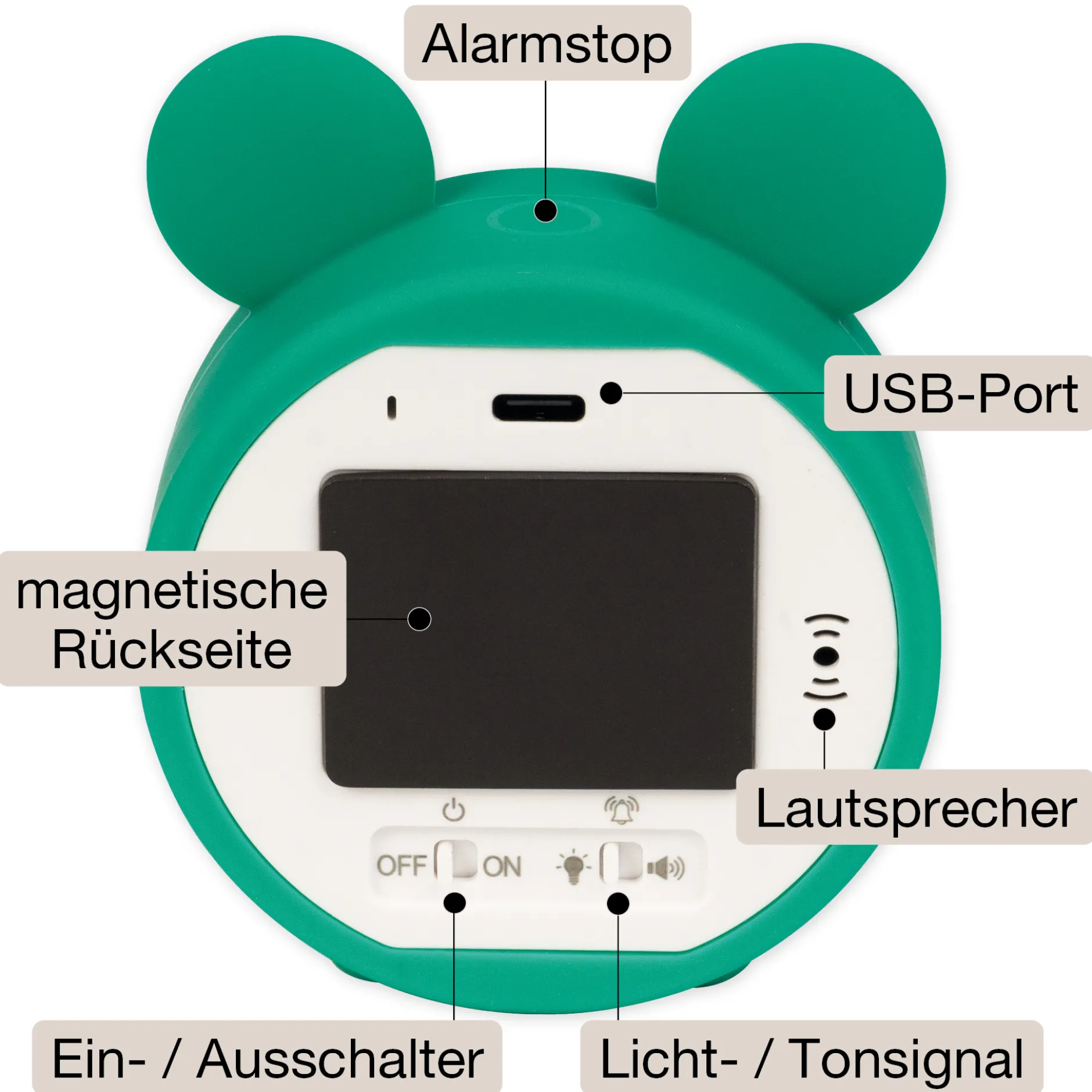 TimeTEX Zeitdauer-Uhr "lautlos" Maus
