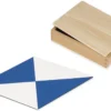 TimeTEX Zwölf Blaue Dreiecke "Montessori Premium"
