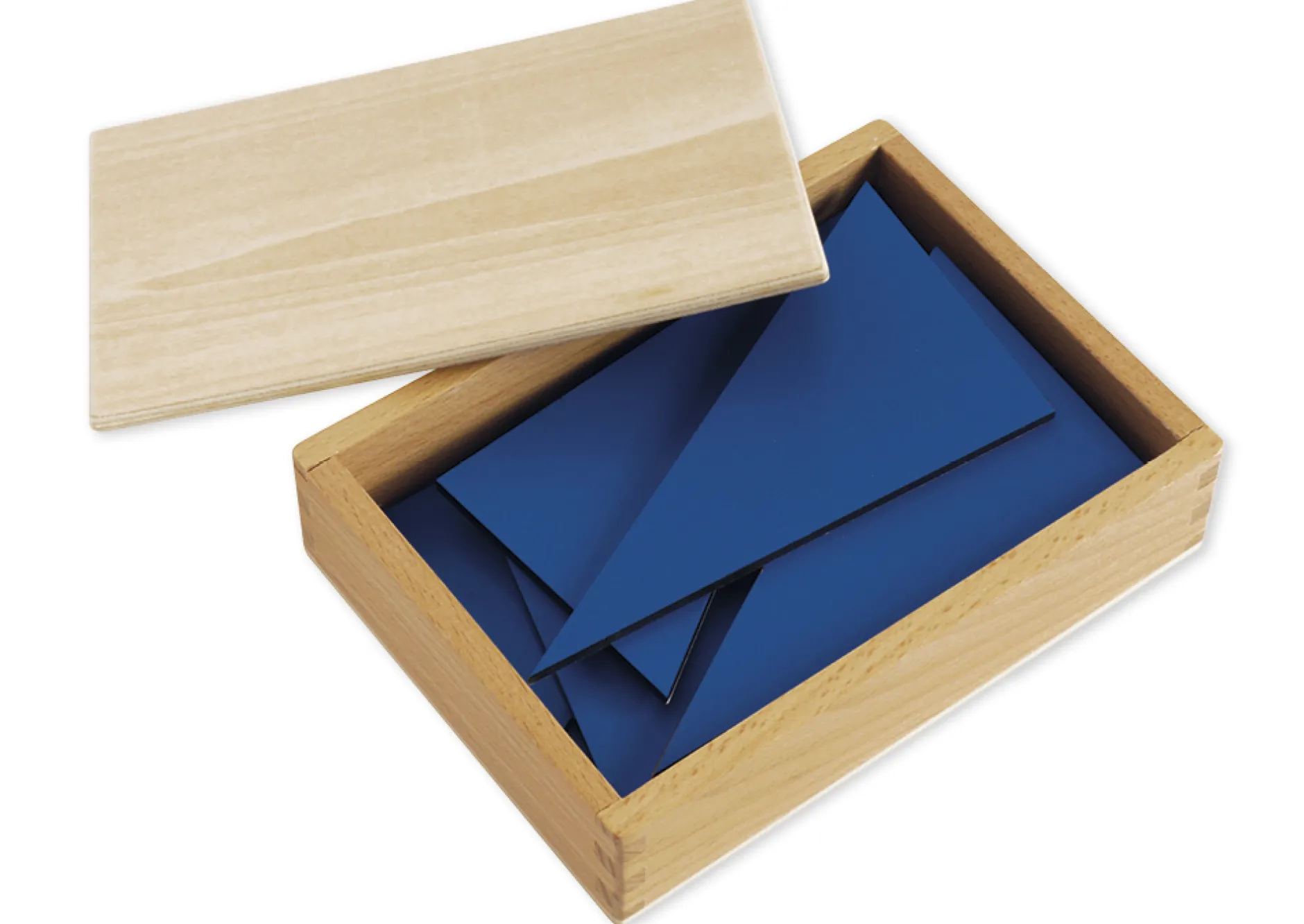 TimeTEX Zwölf Blaue Dreiecke "Montessori Premium"