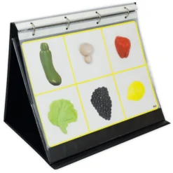 Tisch-Flipchart, A4 quer, 4-Ring-Mechanik