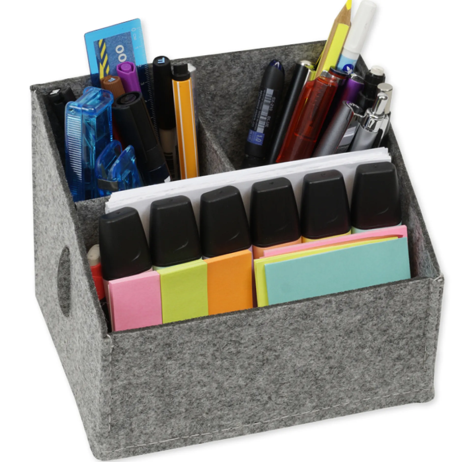 Tisch-Organizer "Filzi II" aus Filz, grau