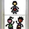 Transparentpapier-Rahmen "Freunde", 36 Stück