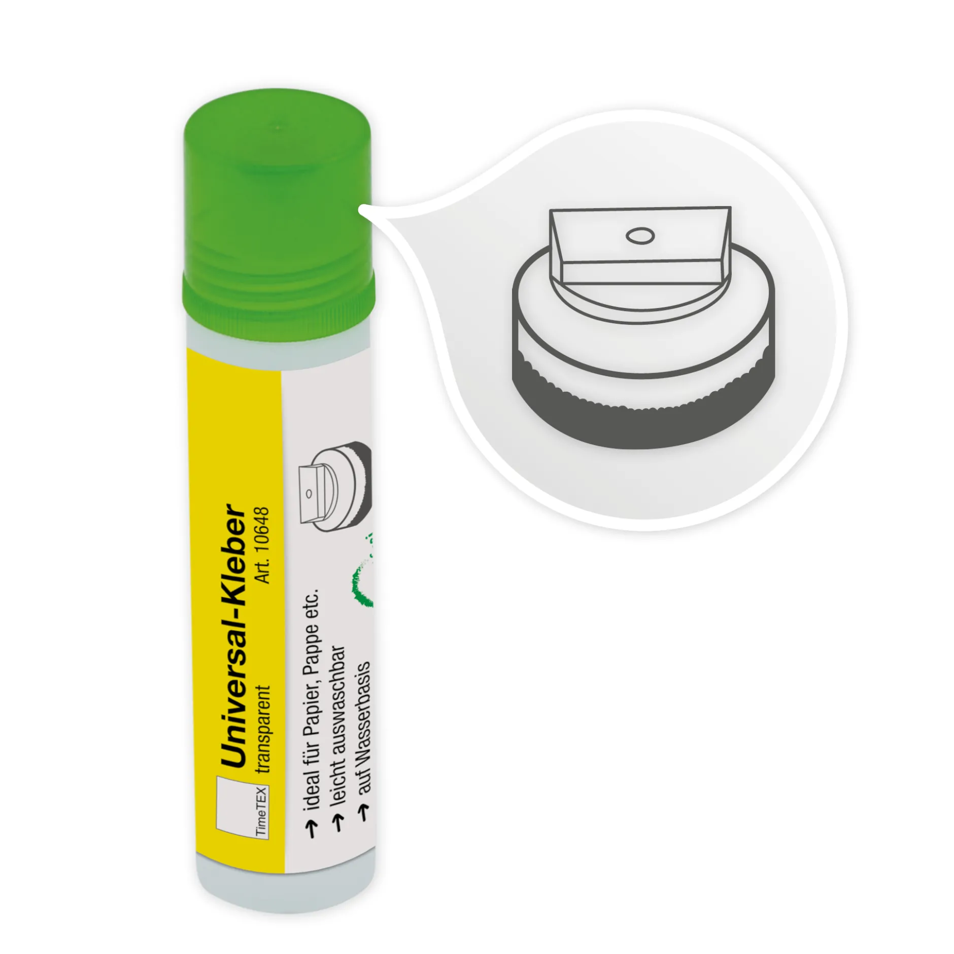 Universal-Kleber transparent, Inhalt 50 g