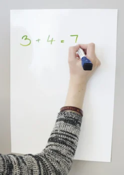 Whiteboard-Folie A3, selbstklebend + magnethaftend