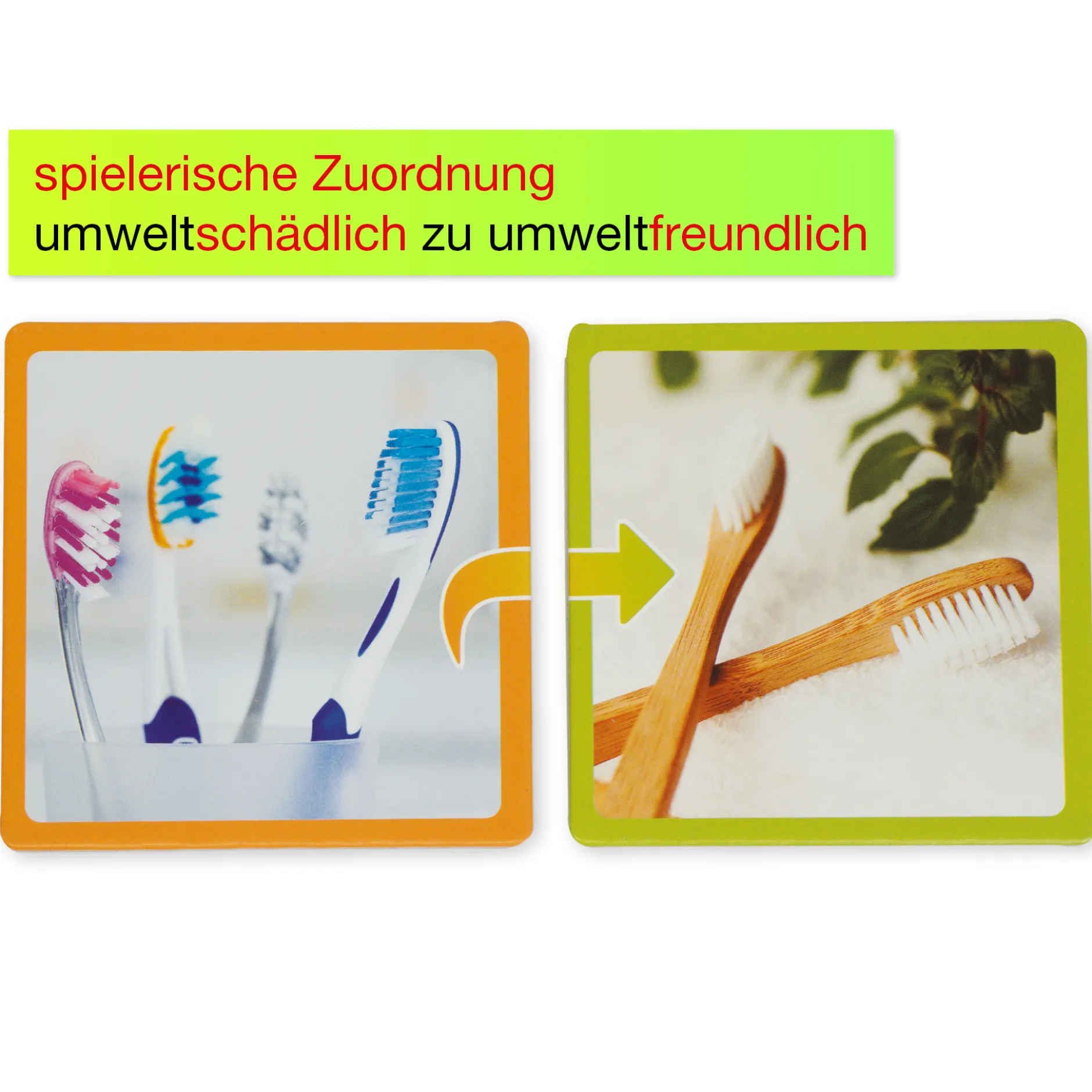 Wissens-Spiel "Nachhaltigkeit - für eine bessere Welt", 34-tlg. in Box