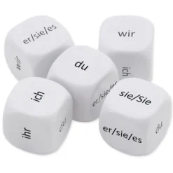 Würfel-Set Deutsch "Personalpronomen" 5-tlg., 16 mm