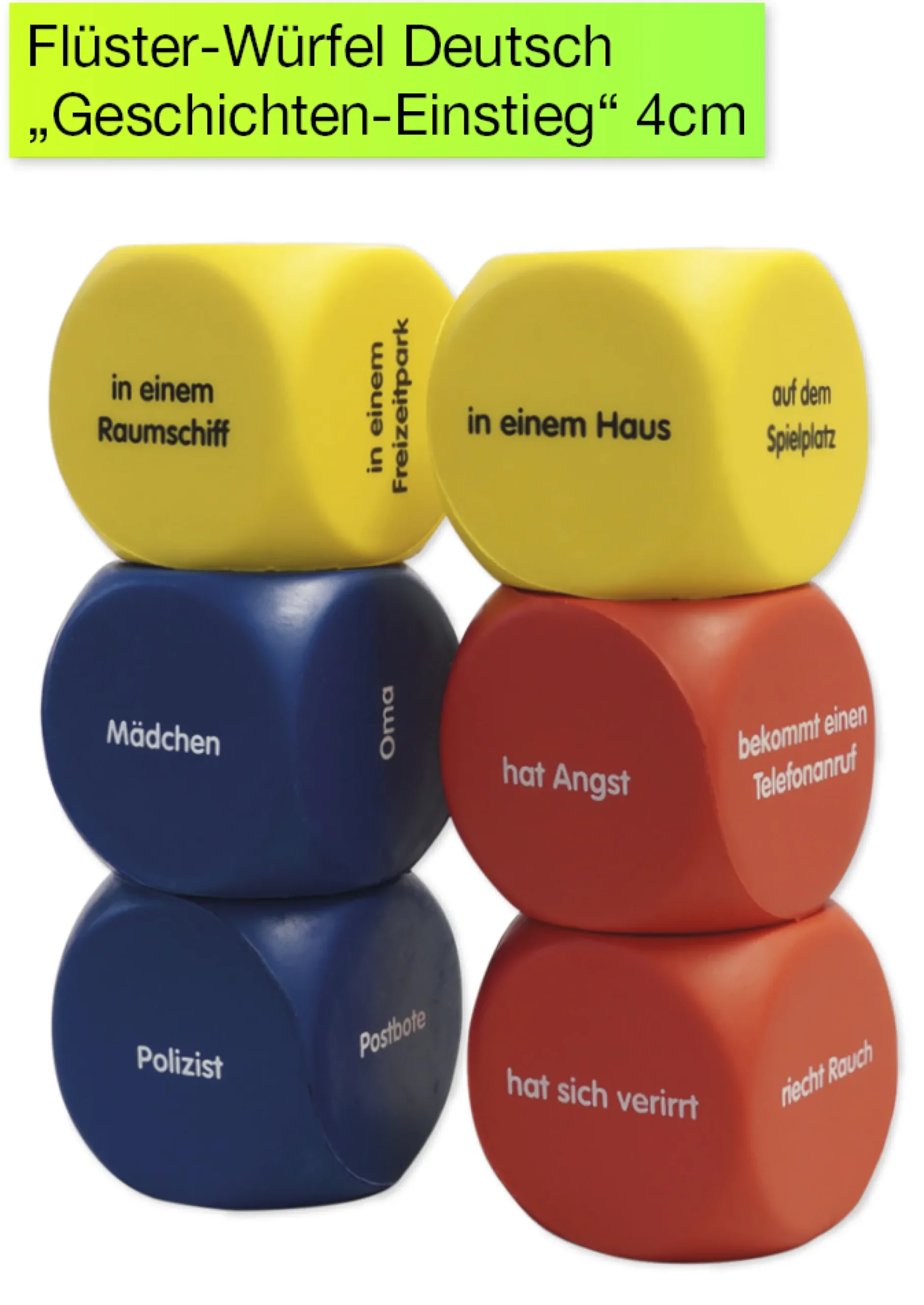 Würfel-Set "Deutsch", 41-tlg.