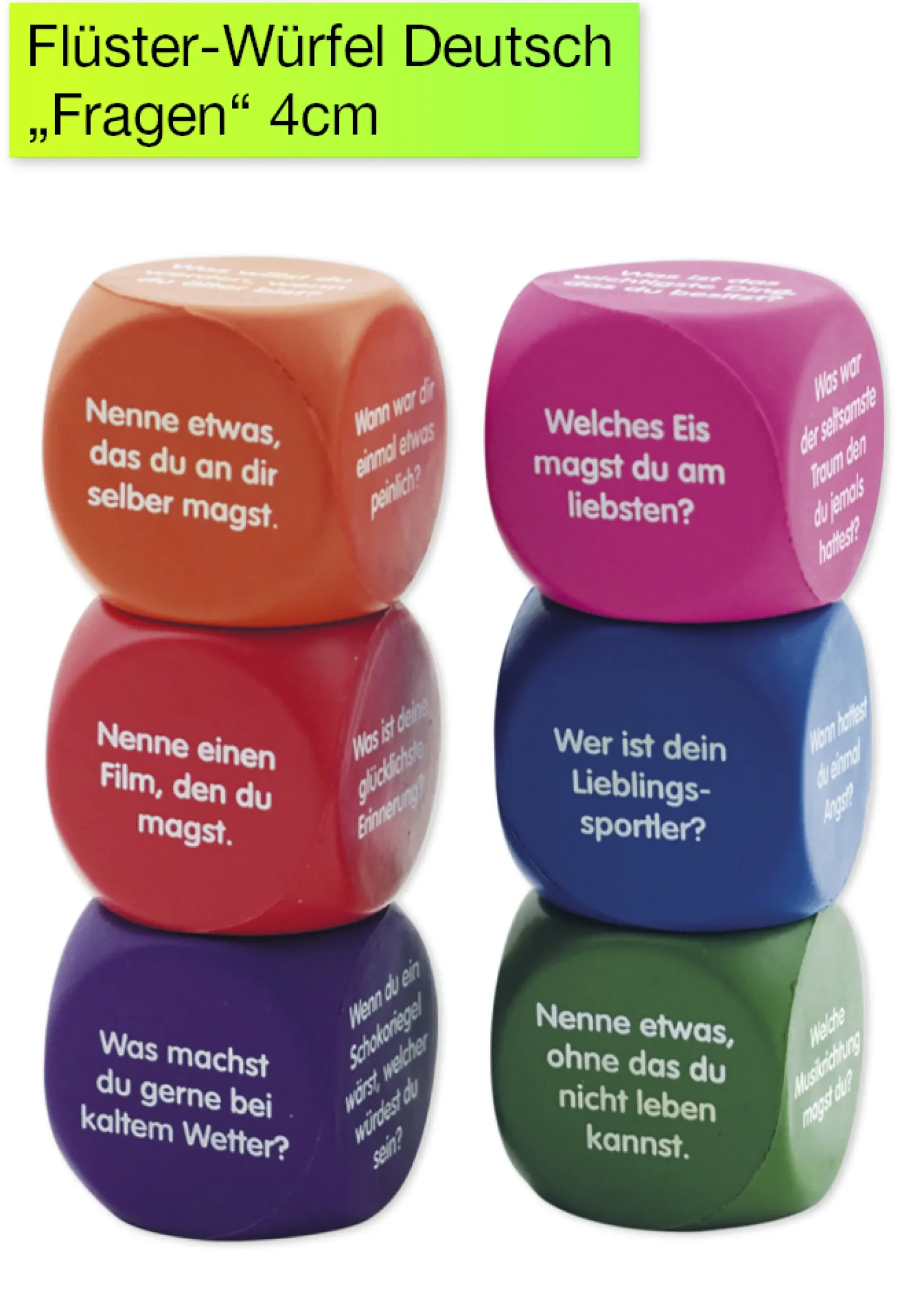 Würfel-Set "Deutsch", 41-tlg.
