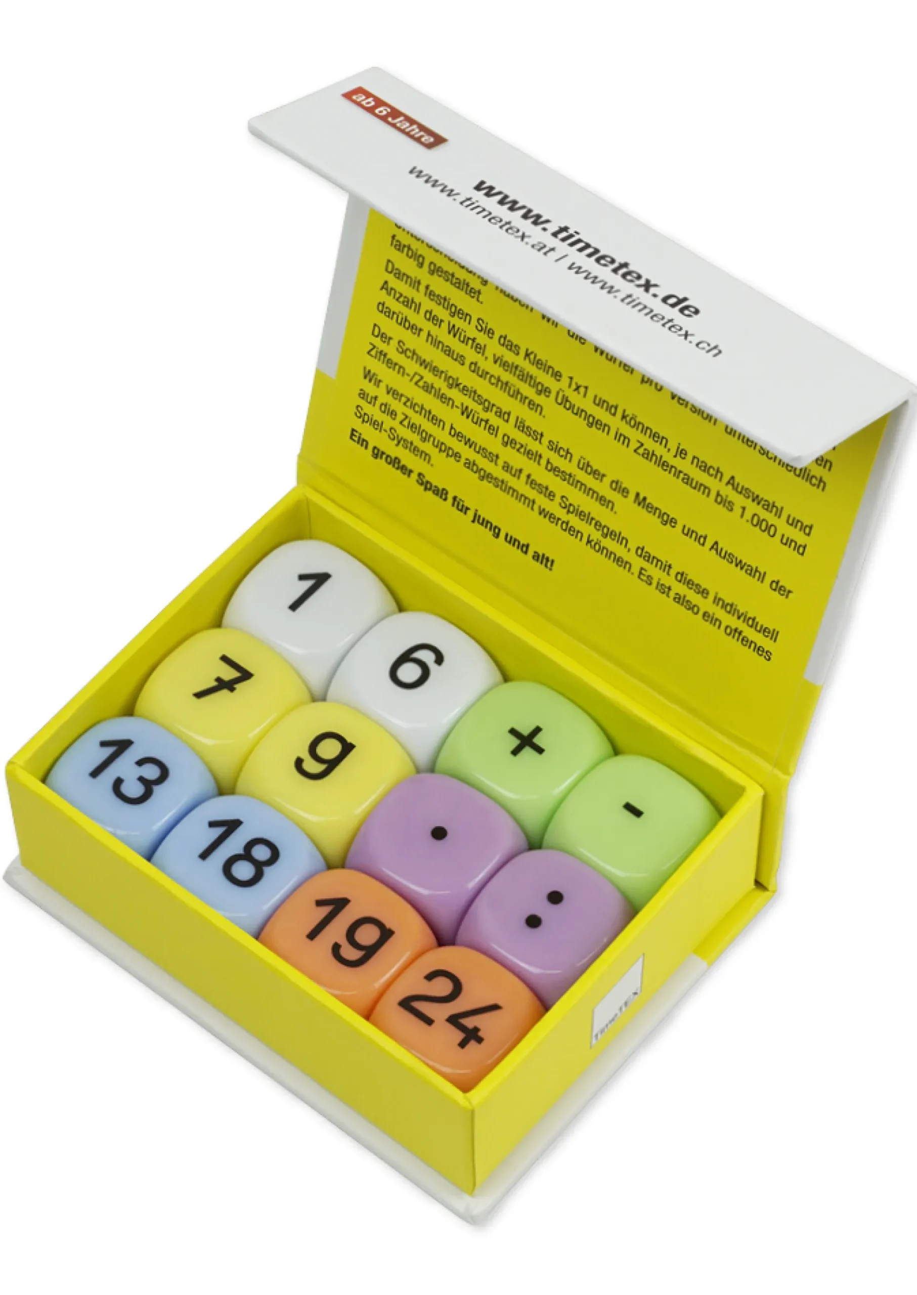 Würfel-Set „Mathematik“ 12-tlg., 20 mm in Box
