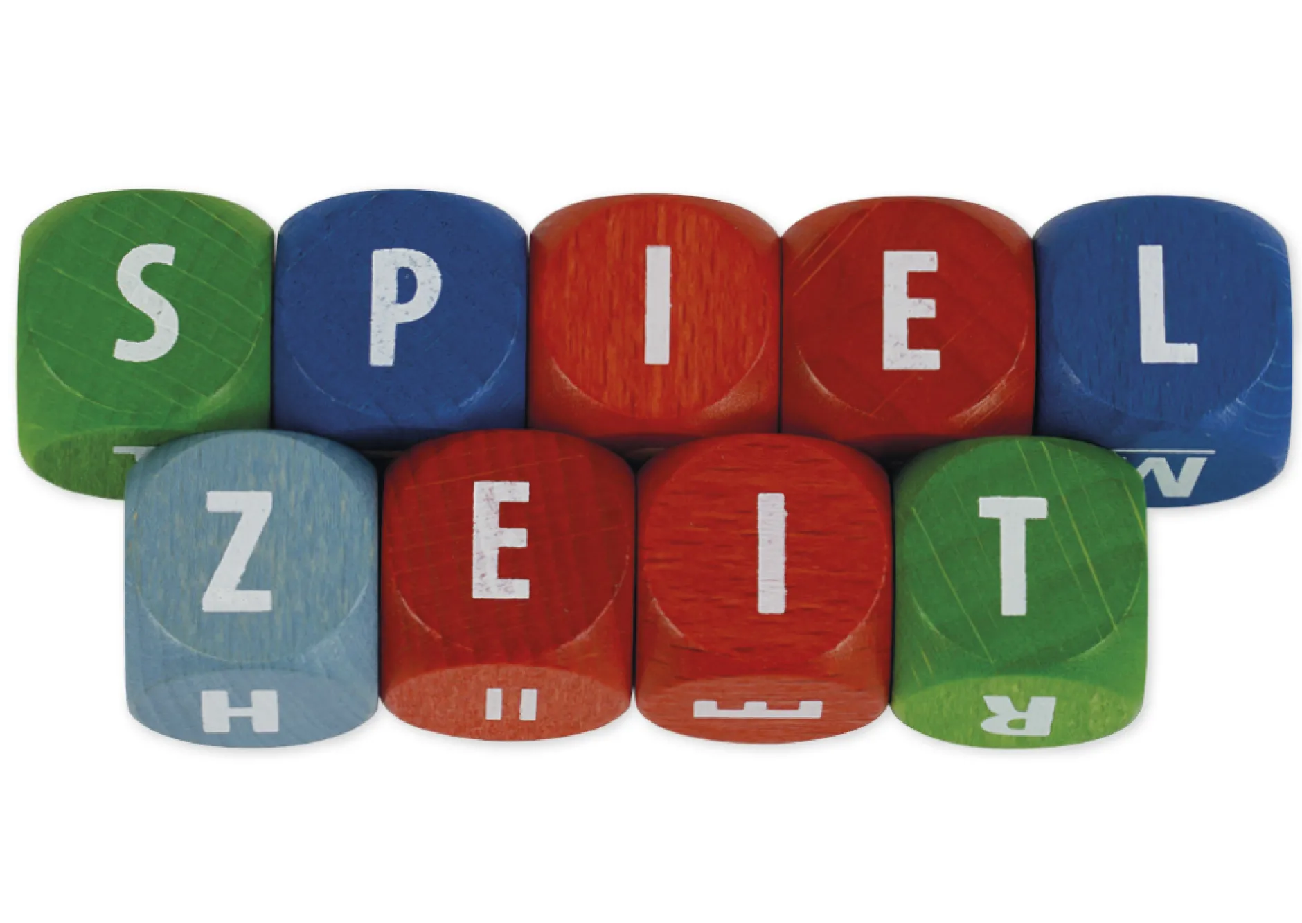 Würfel-Set "Rollende Würfel" ABC, 13-tlg. in Box, aus Holz