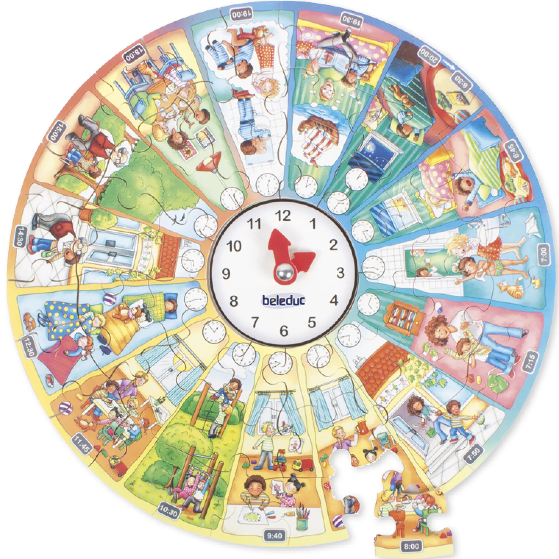 XXL-Lernpuzzle "Mein Tag", 51-tlg.