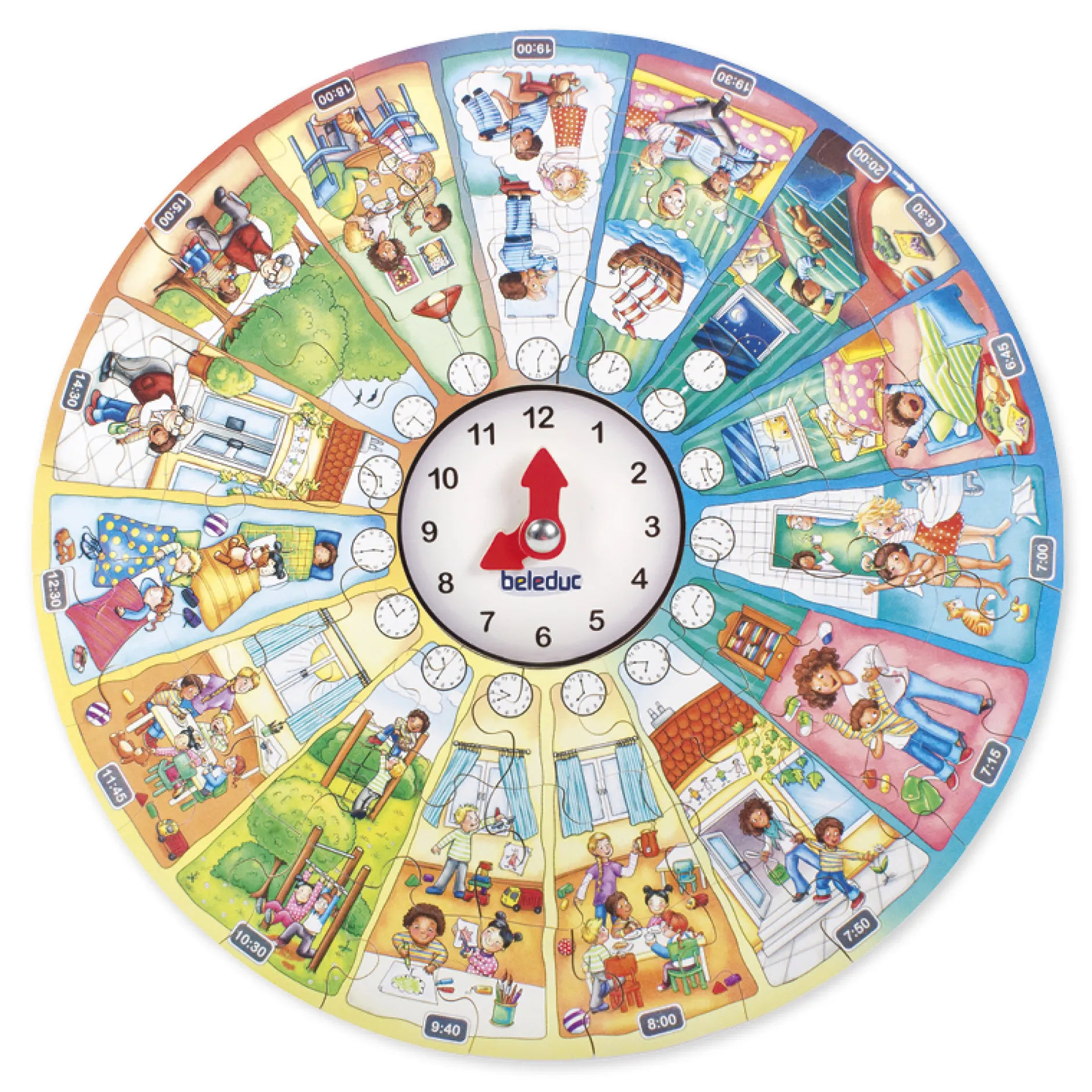 XXL-Lernpuzzle "Mein Tag", 51-tlg.