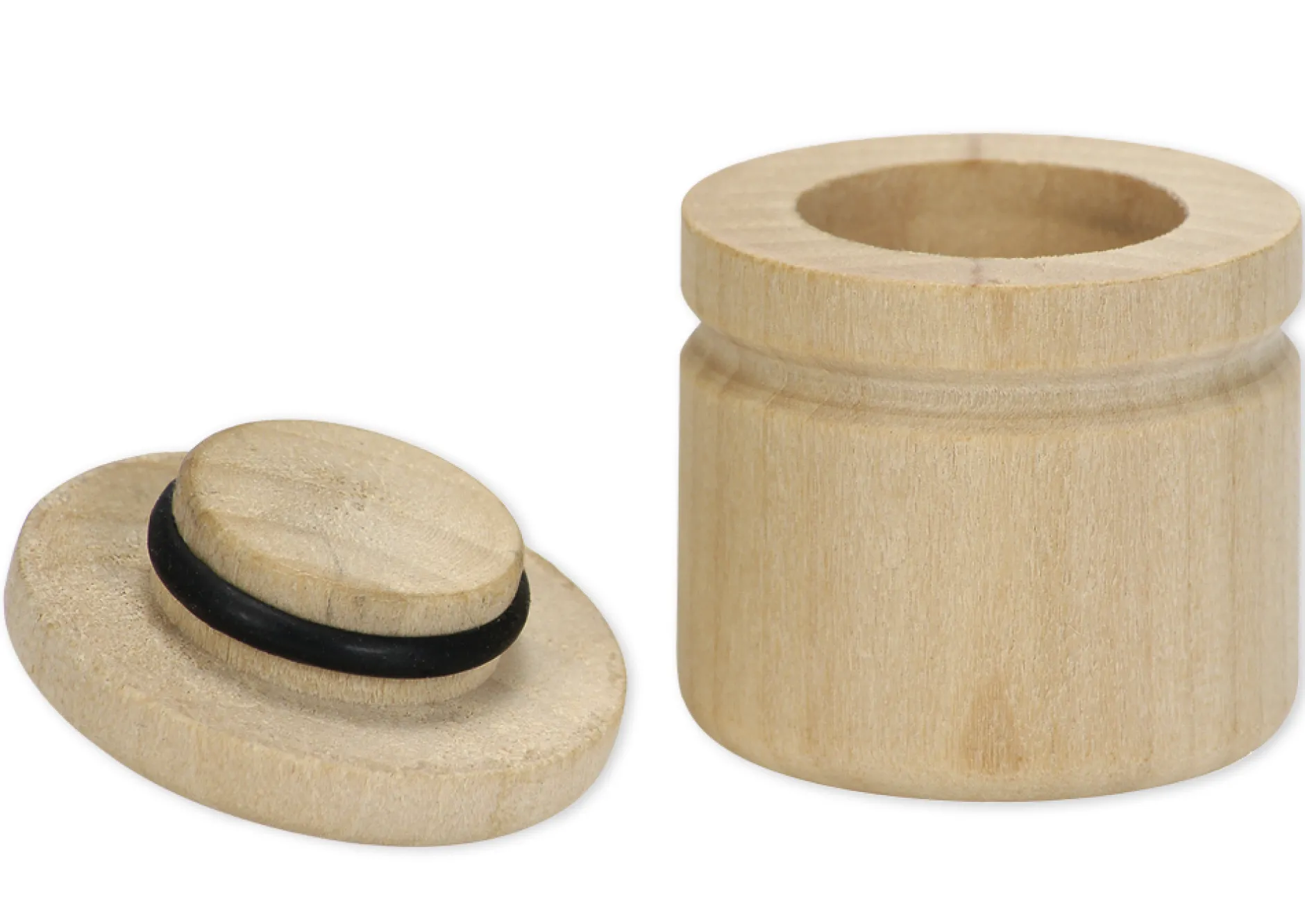 Zahndöschen aus Holz, 24 Stück