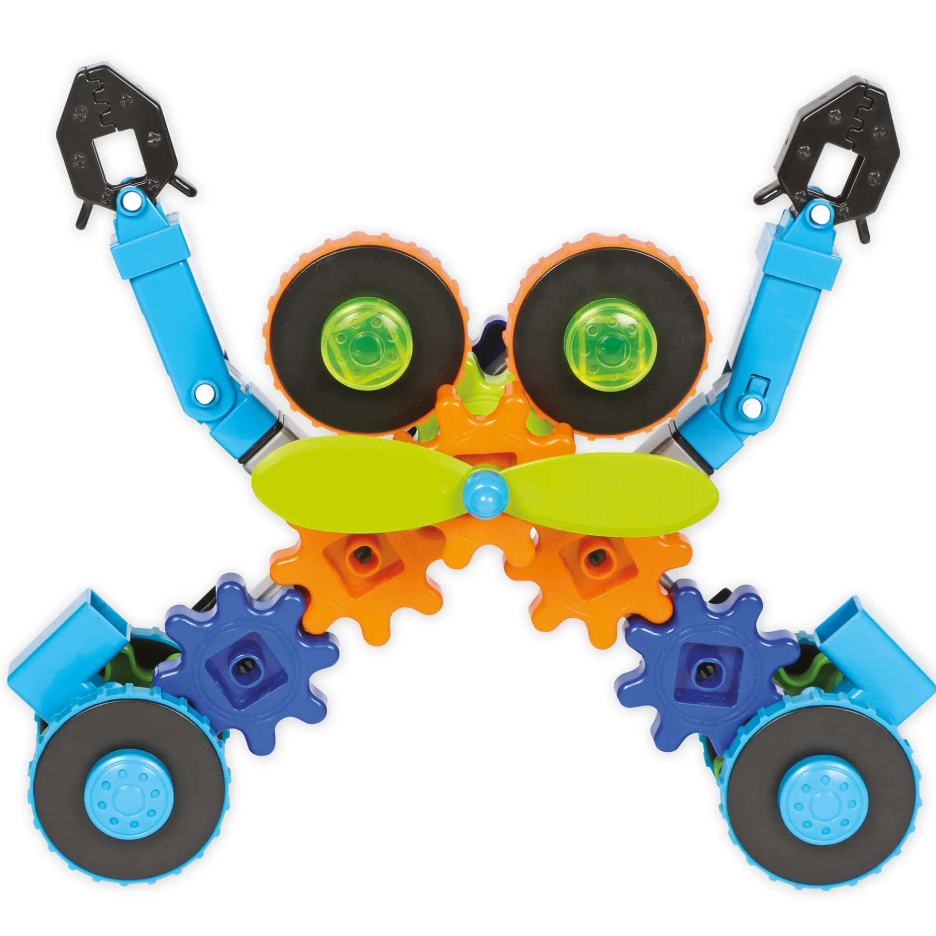 Zahnrad-Spiel "Roboter in Bewegung", Baukasten, 116-tlg.