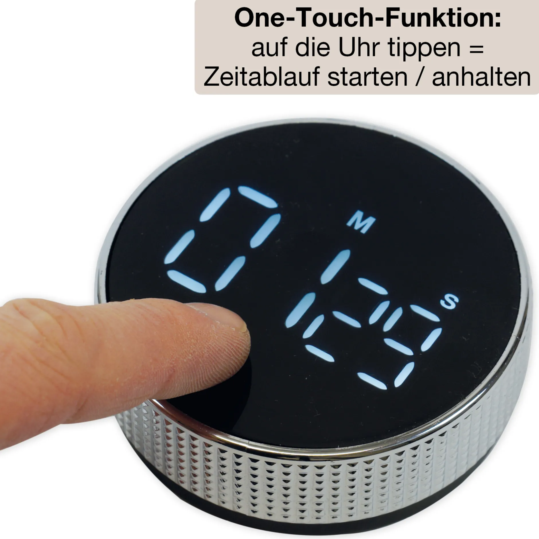 Zeitdauer-Uhr "Digi-Disc" mit Dreh