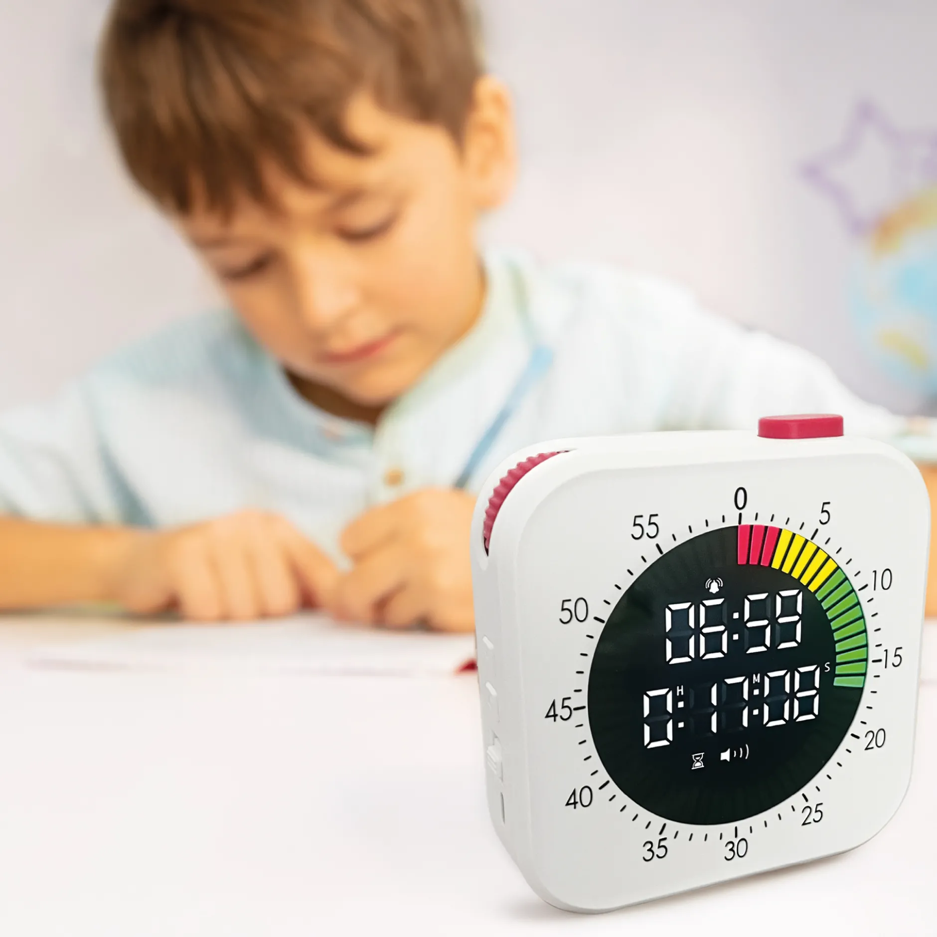 Zeitdauer-Uhr "Diodie" mit Leuchtdioden